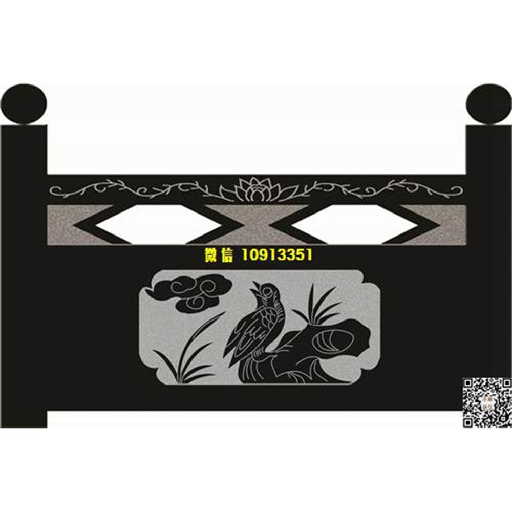 精雕图170花鸟栏板精雕图线雕图线条图单线铣底图_电脑雕刻plt文泰矢量图精雕图浮雕图